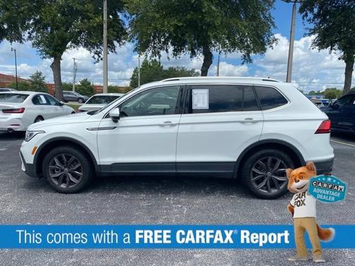 White 2022 Volkswagen Tiguan SE