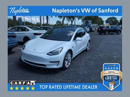 Pearl White Multi-Coat 2020 Tesla Model 3 Standard