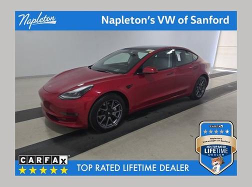 Red Multi-Coat 2022 Tesla Model 3 Long Range
