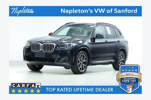 Carbon Black Metallic 2023 BMW X3 xDrive30i