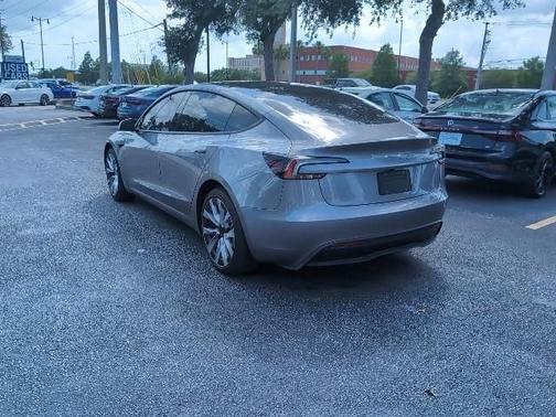 Silver 2025 Tesla Model 3 Long Range