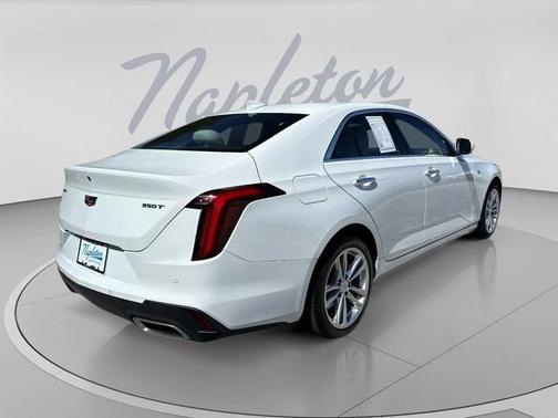 Summit White 2023 Cadillac CT4 Luxury