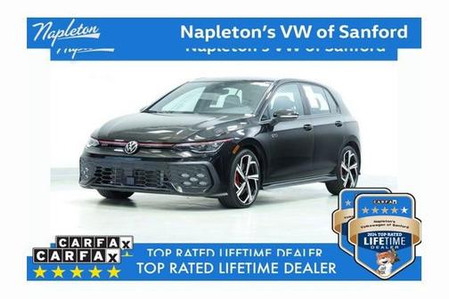 Black Metallic 2025 Volkswagen Golf GTI SE