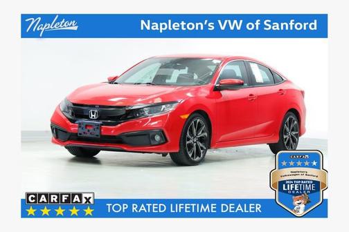 Red 2021 Honda Civic Sport