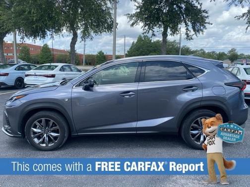 Gray 2021 Lexus NX 300 F Sport