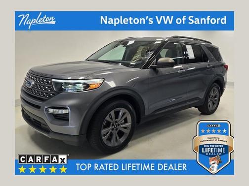 Gray Metallic 2021 Ford Explorer XLT