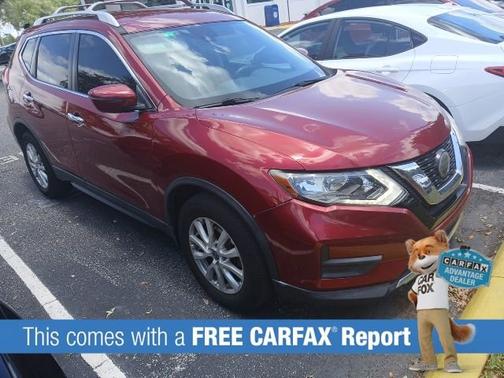 Scarlet Ember Tintcoat 2019 Nissan Rogue SV
