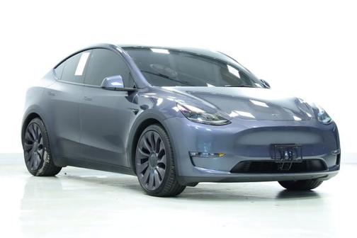 Gray 2021 Tesla Model Y Performance