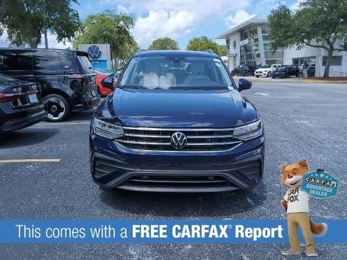 Atlantic Blue Metallic 2024 Volkswagen Tiguan SE
