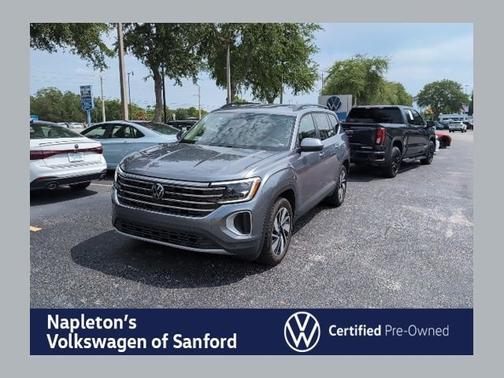 Gray 2024 Volkswagen Atlas 2.0T SE w/Technology