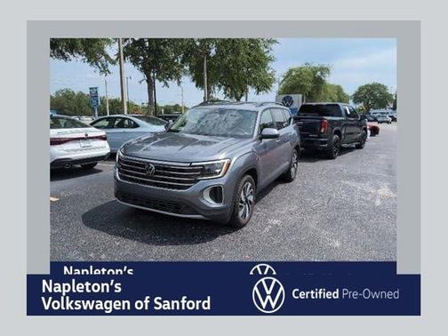 Gray 2024 Volkswagen Atlas 2.0T SE w/Technology