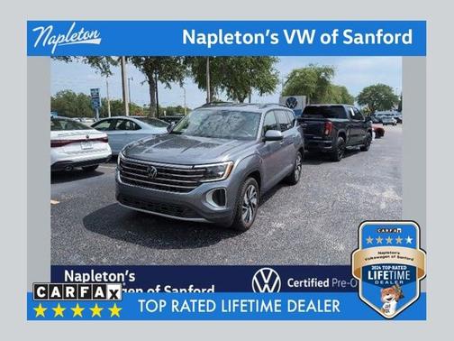 Gray 2024 Volkswagen Atlas 2.0T SE w/Technology