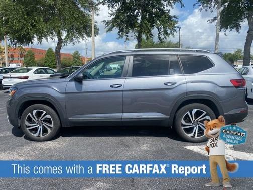 Platinum Gray Metallic 2022 Volkswagen Atlas 2.0T SEL