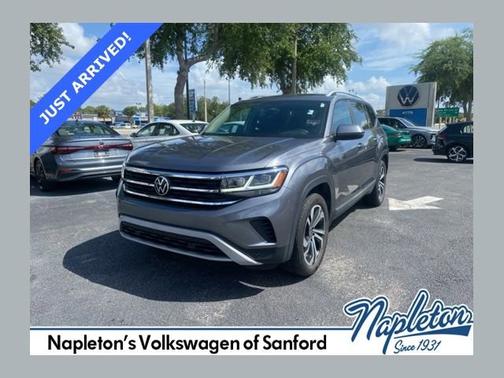 Platinum Gray Metallic 2022 Volkswagen Atlas 2.0T SEL