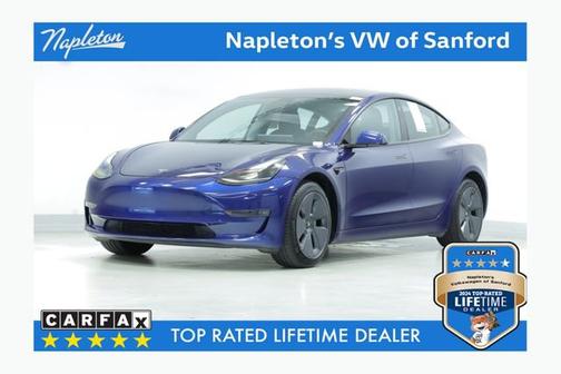 Blue 2022 Tesla Model 3 Long Range