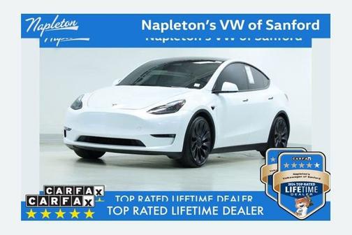 White 2024 Tesla Model Y Performance
