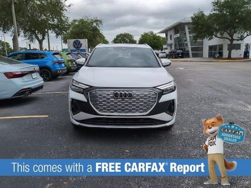 Glacier White 2023 Audi Q4 e-tron Premium Plus