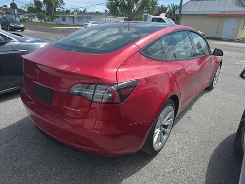 Red Multi-Coat 2022 Tesla Model 3 Long Range