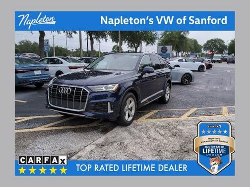 Blue 2022 Audi Q7 Premium