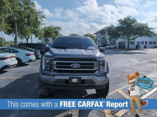 Gray 2021 Ford F-150 LARIAT