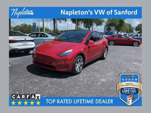 Red Multi-Coat 2020 Tesla Model Y Long Range