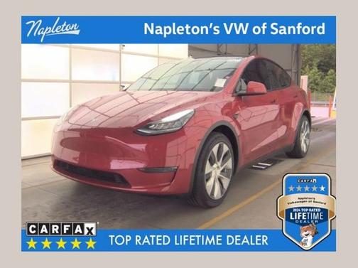 Red Multi-Coat 2020 Tesla Model Y Long Range