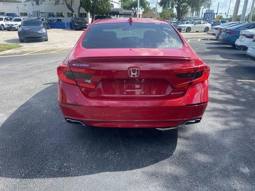 Red 2019 Honda Accord Sport
