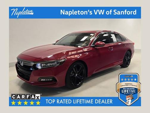 Red 2019 Honda Accord Sport