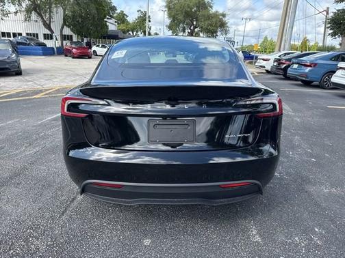 Solid Black 2024 Tesla Model 3 Long Range