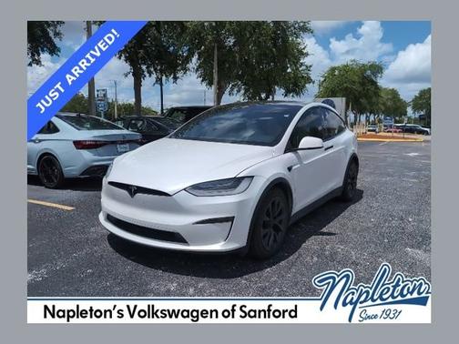White 2022 Tesla Model X Plaid