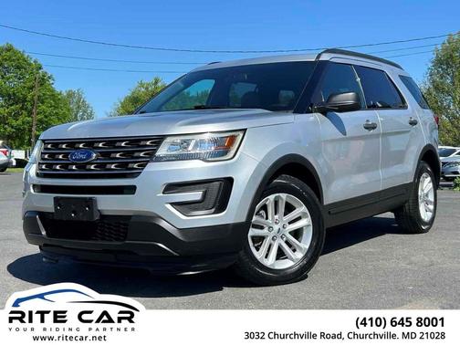 Ingot Silver Metallic 2017 Ford Explorer Base