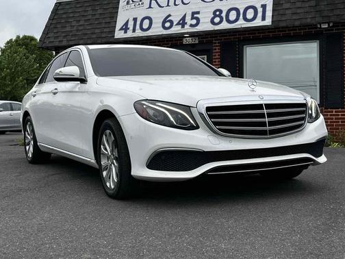 Polar White 2017 Mercedes-Benz E-Class 4MATIC
