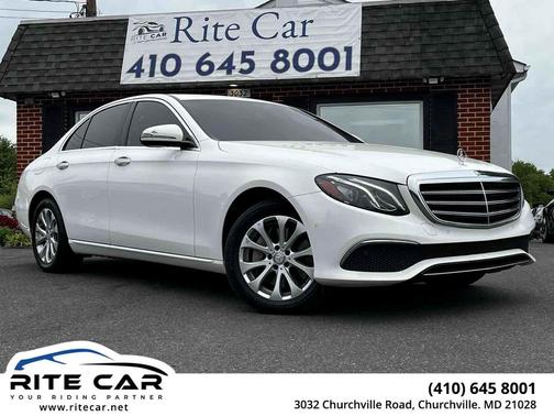 Polar White 2017 Mercedes-Benz E-Class 4MATIC