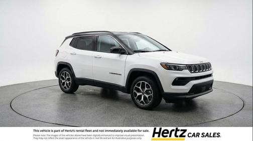 Bright White Clearcoat 2025 Jeep Compass Limited