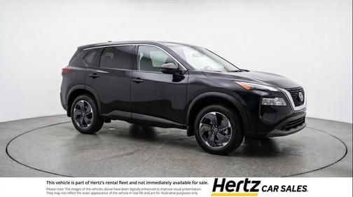 Super Black 2025 Nissan Rogue SV