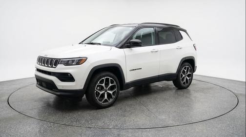 Bright White Clearcoat 2025 Jeep Compass Limited
