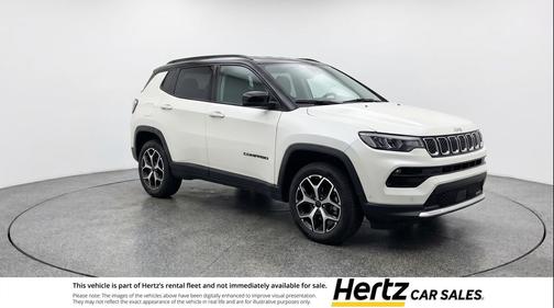 Bright White Clearcoat 2025 Jeep Compass Limited