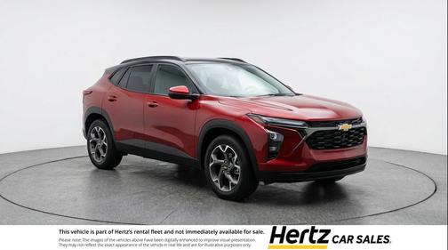 Crimson Metallic 2025 Chevrolet Trax LT