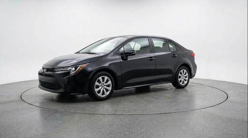 Midnight Black Metallic 2025 Toyota Corolla LE