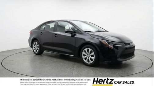 Midnight Black Metallic 2025 Toyota Corolla LE
