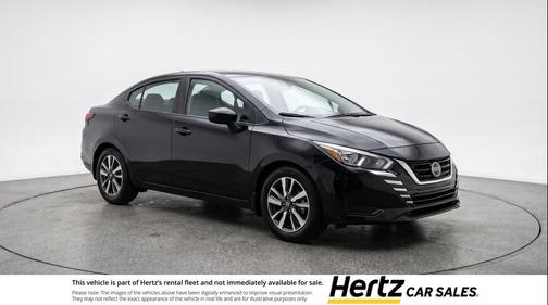 Super Black 2025 Nissan Versa 1.6 SV