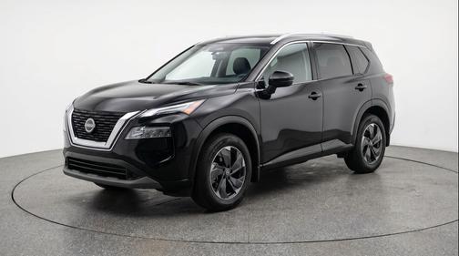Super Black 2025 Nissan Rogue SV