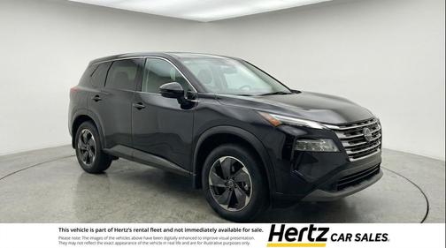 Super Black 2025 Nissan Rogue SV