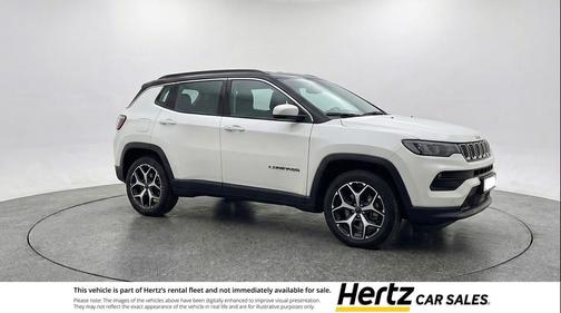 Bright White Clearcoat 2025 Jeep Compass Limited