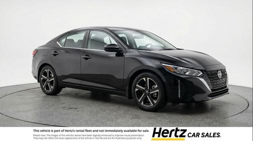 Super Black 2025 Nissan Sentra SV
