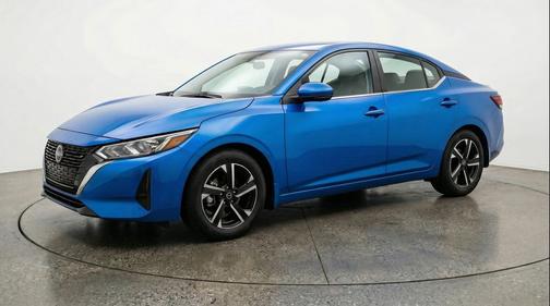 Electric Blue Metallic 2025 Nissan Sentra SV