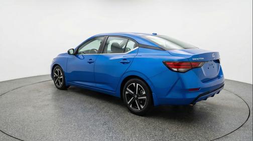 Electric Blue Metallic 2025 Nissan Sentra SV