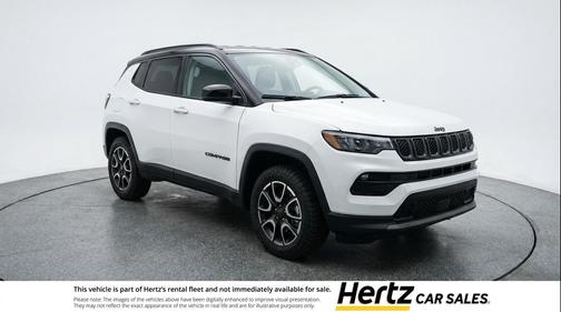 Bright White Clearcoat 2025 Jeep Compass Trailhawk
