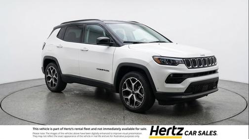 Bright White Clearcoat 2025 Jeep Compass Limited