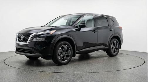 Super Black 2025 Nissan Rogue SV